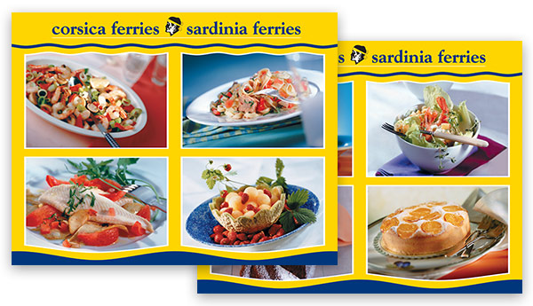 Menu board - Corsiaca Ferries